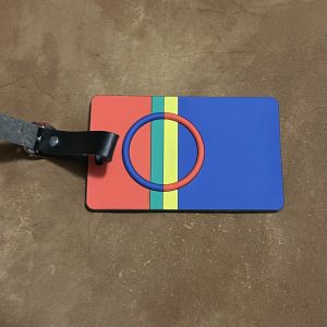 Samisk flagg bagasjemerke