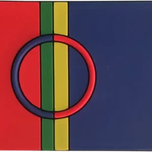 Samisk flagg magnet